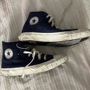 Converse Kids Sneakers - Navy and White